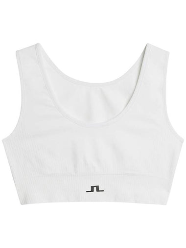 Rafiki Back Logo Golf Sleeveless White - J.LINDEBERG - BALAAN 1