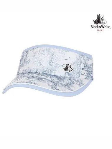 Twelve Ribbon Visor 8723LZPPSKYBLUE - BLACK&WHITE - BALAAN 1