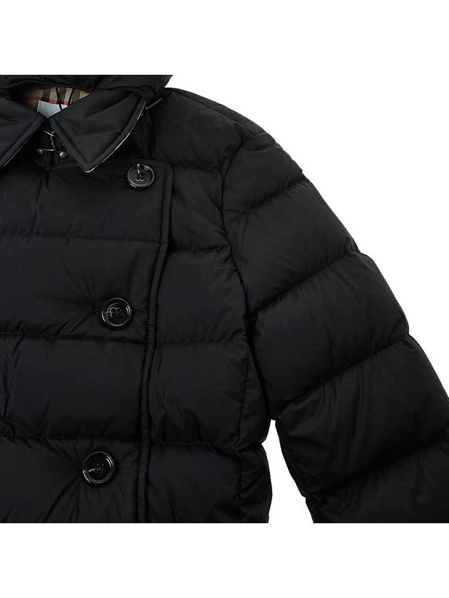 Detachable Hoodie Puffer Coat Padded Black - BURBERRY - BALAAN 7