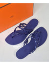 Island Chandal Jelly Rubber Shoes Sandals Slippers Blue 37 H241051Z - HERMES - BALAAN 4