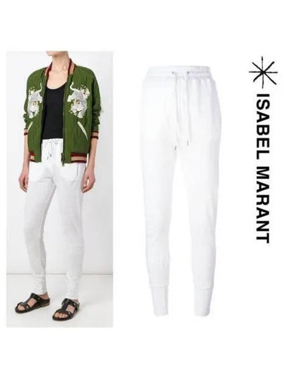 Women's Kurtis Track Pants White - ISABEL MARANT - BALAAN 2