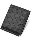 Intrecciato Bill Clip Card Wallet Black - BOTTEGA VENETA - BALAAN 5