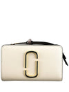 Snapshot Compact Logo Zipper Medium Wallet Ivory - MARC JACOBS - BALAAN 2