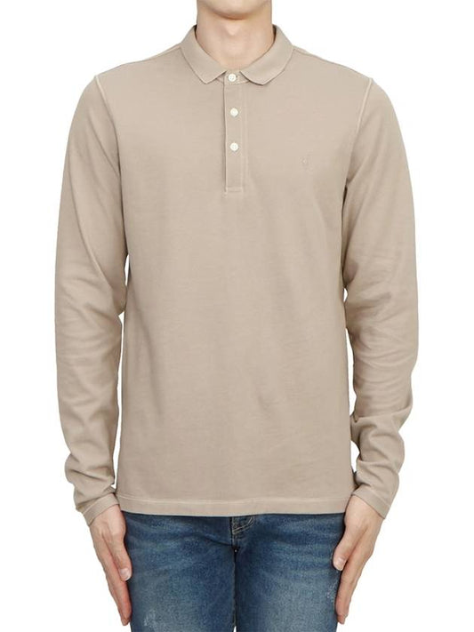 Reformed Men's Collar Long Sleeve T-Shirt MD170H STONE TAUPE - ALLSAINTS - BALAAN 1