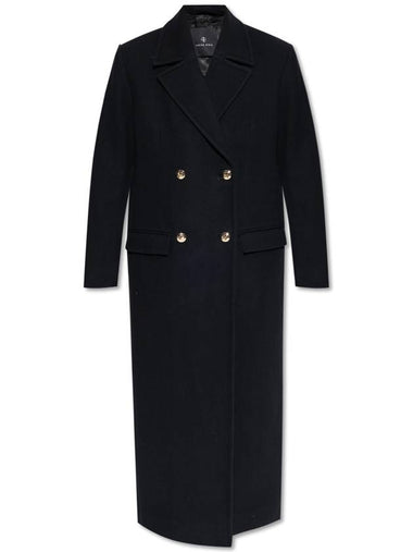 Anine Bing Wool Coat Raleigh, Women's, Black - ANINE BING - BALAAN 1