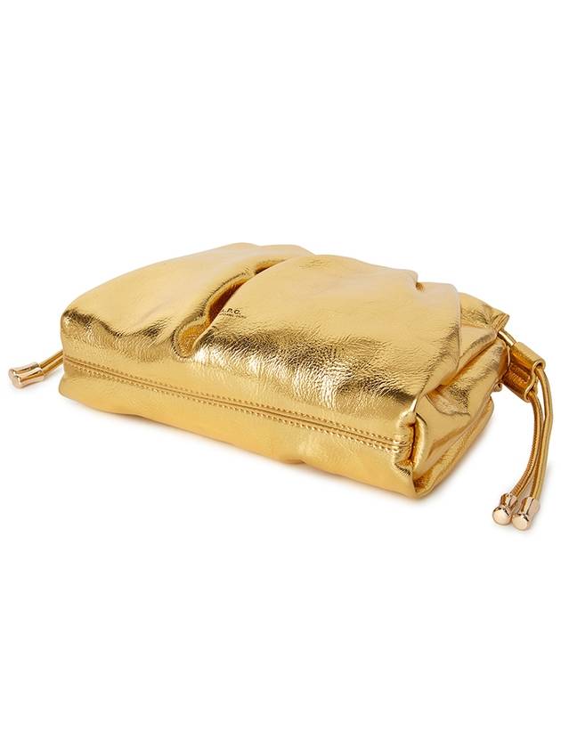 Ninon Metallic Effect Shoulder Bag Gold - A.P.C. - BALAAN 5