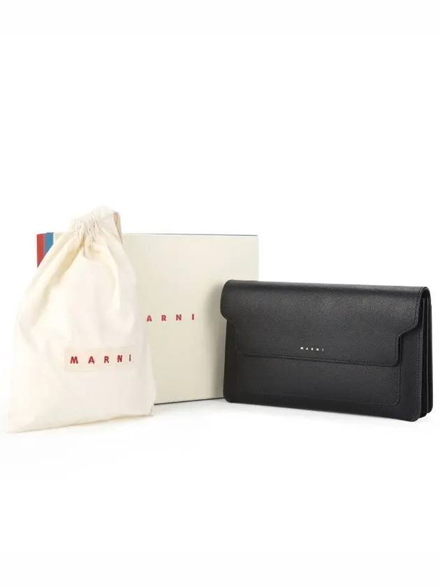 Trunk Saffiano Cross Bag Black - MARNI - BALAAN 5