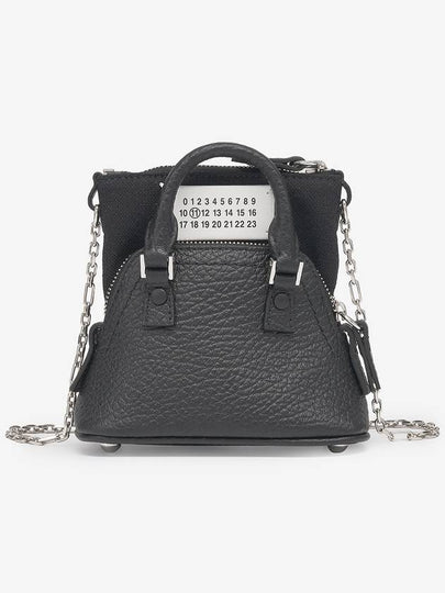 5AC Classic Baby Shoulder Bag Pale Black - MAISON MARGIELA - BALAAN 2