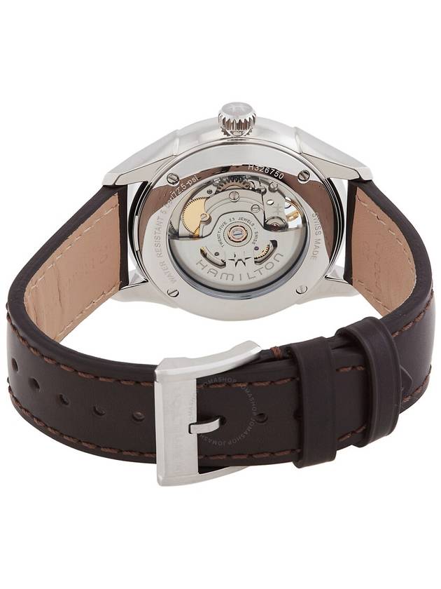 Jazzmaster Open Heart Auto 40mm Watch Brown - HAMILTON - BALAAN 4