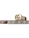 GG Marmont Thin Belt Dusty Pink - GUCCI - BALAAN 2