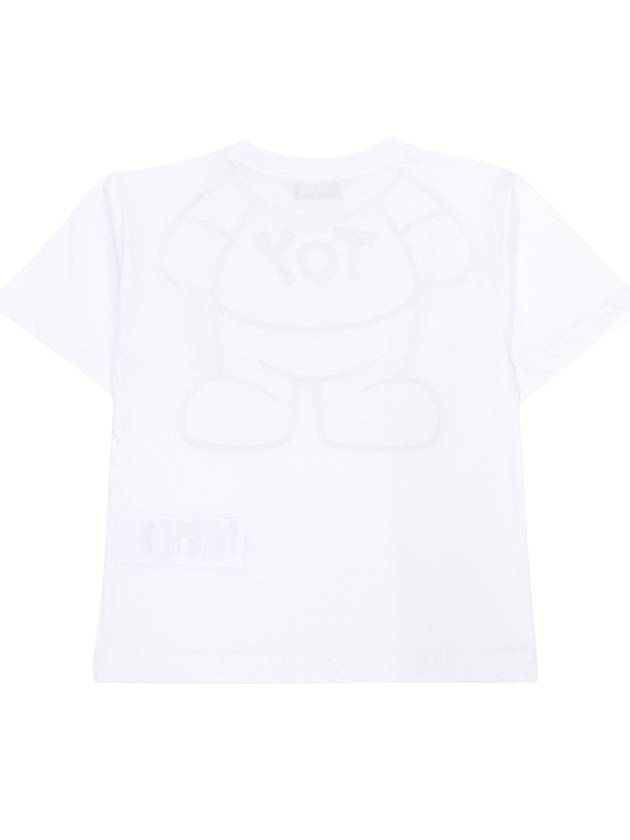 Kids short sleeved T shirt HXM03R LAA33 10101 Adults can wear - MOSCHINO - BALAAN 2