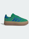 Gazelle Bold Suede Low Top Sneakers Green - ADIDAS - BALAAN 2