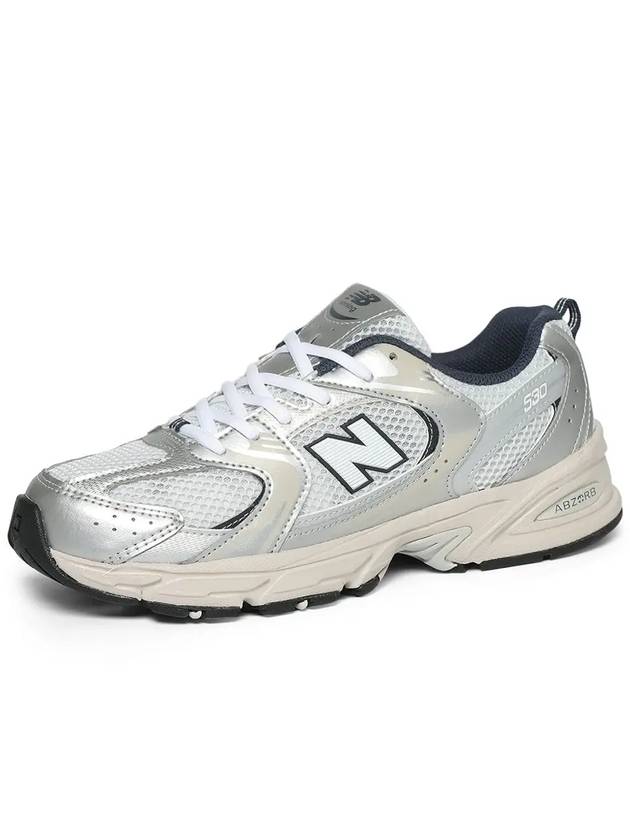 Kids 530 Low Top Sneakers Silver - NEW BALANCE - BALAAN 4