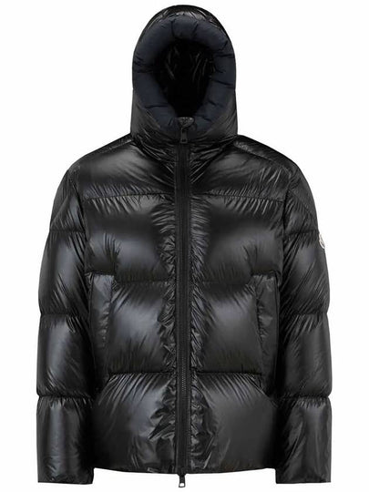 1A00234 596FL 999 DAMAVAND arm logo patch hooded down jacket glossy black men’s padding - MONCLER - BALAAN 2