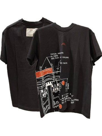 20SS ACWMTS003WHL BK Printing Logo Short Sleeve T-Shirt Black Men's T-Shirt TFN - A-COLD-WALL - BALAAN 1