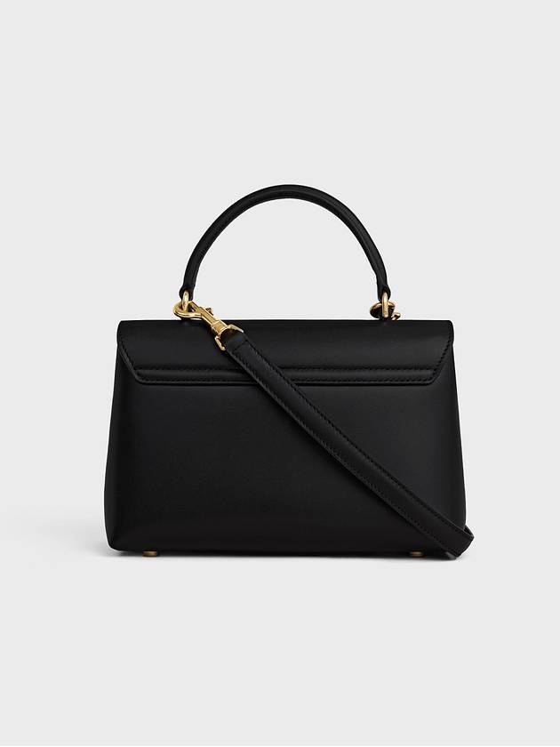 Teen Nino Shiny Calfskin Tote Bag Black - CELINE - BALAAN 4