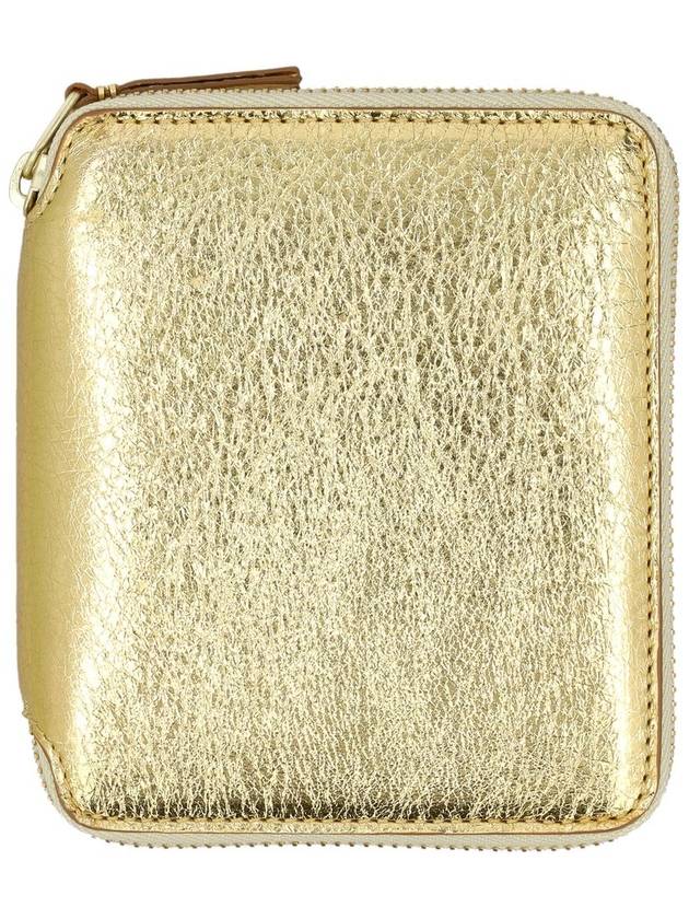 Comme Des Garçons Metallic Zip Around Wallet - COMME DES GARCONS - BALAAN 1