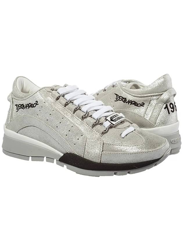 11th Anniversary AllOver Velor Sneakers W14 K504 V406 2137 - DSQUARED2 - BALAAN 2