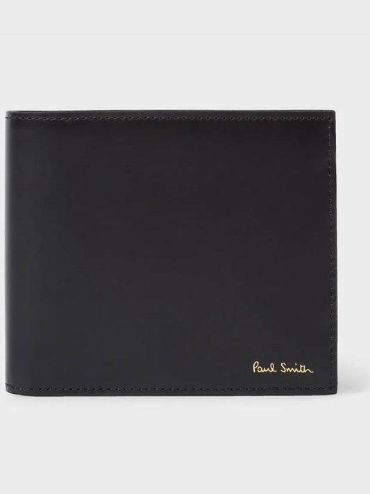 Lady Bifold Half Wallet Black - PAUL SMITH - BALAAN.