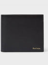 Lady Bifold Half Wallet Black - PAUL SMITH - BALAAN 3