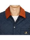 Kenning Quilting  Logo Patch Jacket Navy - BARBOUR - BALAAN 10