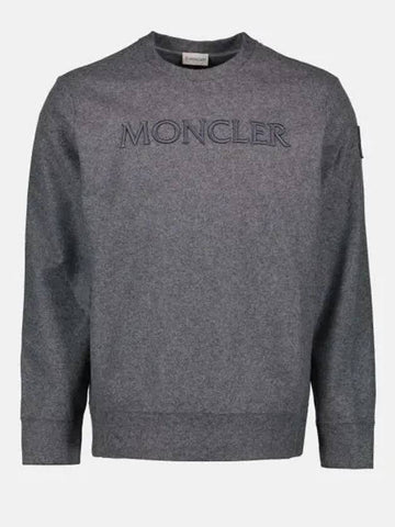 IDomestic shippingI 8G00030 89A7F 987 Logo embroidered sweatshirt kr 204404 - MONCLER - BALAAN 1