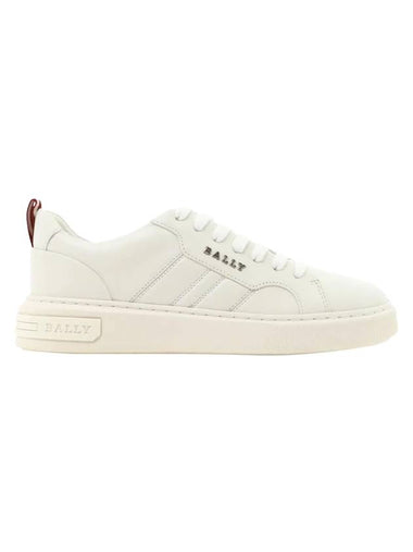 Women's New Maxim Leather  Low Top Sneakers White WK0050 NA003 U001 - BALLY - BALAAN 1