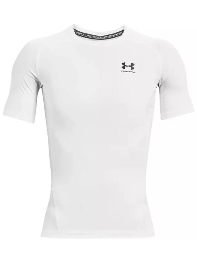 Men's Heart Gear Compression Short Sleeve T-Shirt White - UNDER ARMOUR - BALAAN 2