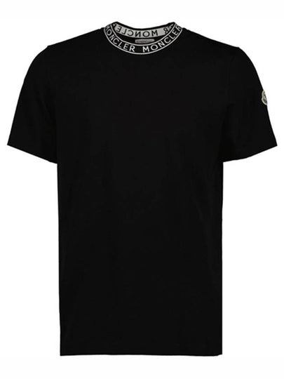 Logo Short Sleeve T-Shirt Black - MONCLER - BALAAN 2