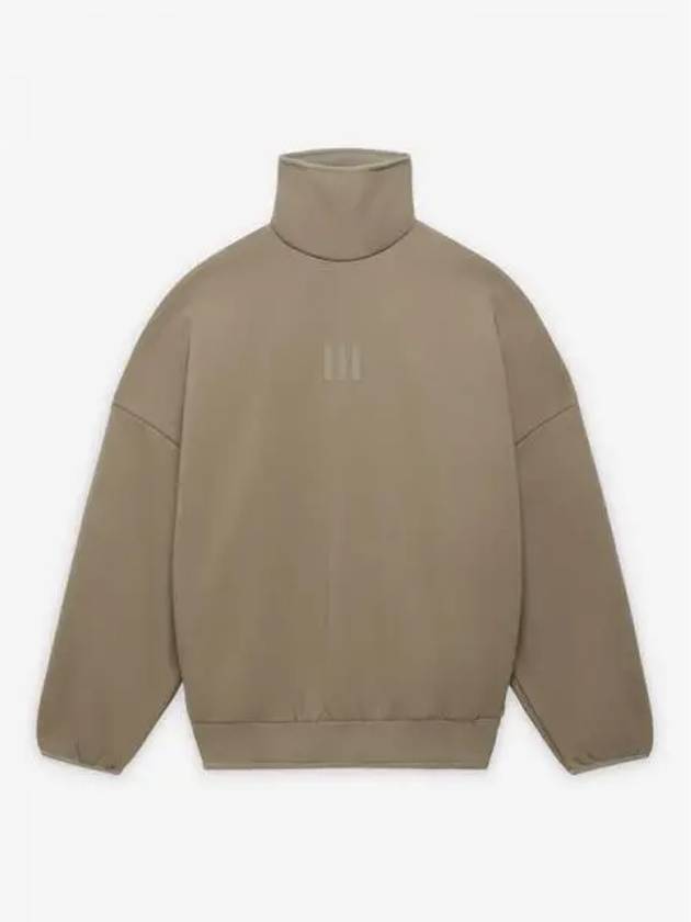 Men s Fog Athletic Fleece Mock Neck Sweatshirt Clay Domestic Product GM0024092793734 - ADIDAS - BALAAN 1