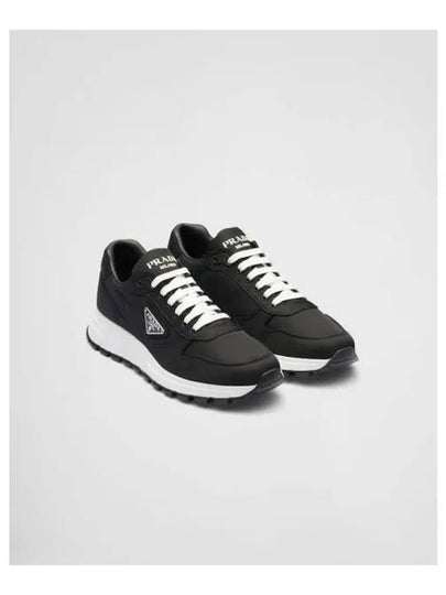 Prax 1 Re-Nylon Low Top Sneakers Black - PRADA - BALAAN 2