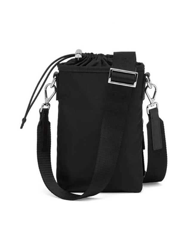 Re-Nylon Strap Phone Pouch Black - PRADA - BALAAN 4