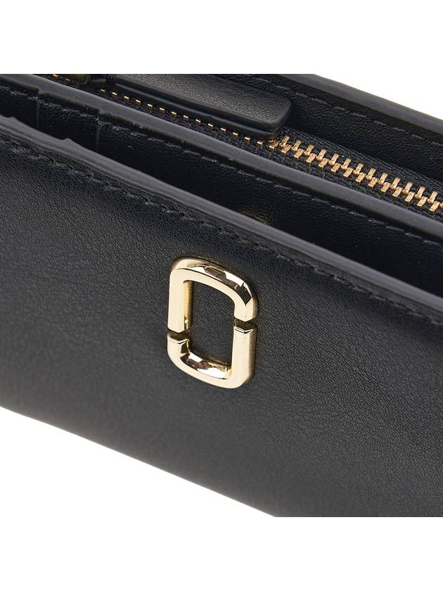 The J Marc Mini Compact Half Wallet Black - MARC JACOBS - BALAAN 7