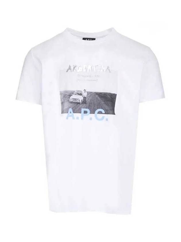 Lucien Logo Short Sleeve T-Shirt White - A.P.C. - BALAAN 2