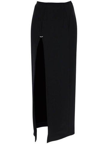 long skirt with piercing detail - MUGLER - BALAAN 1