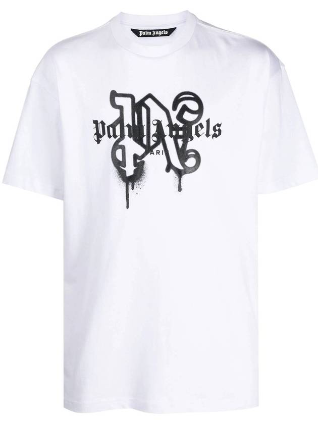 logo print t-shirt - PALM ANGELS - BALAAN 2