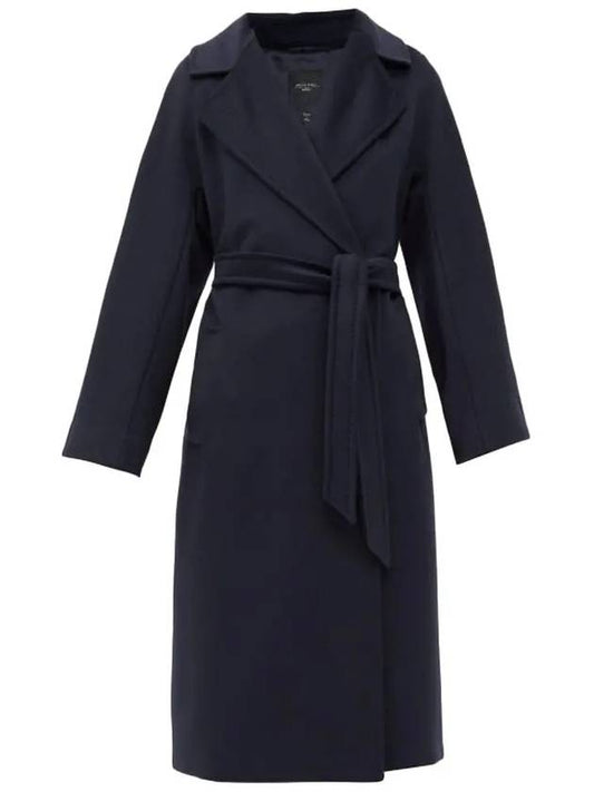 Weekend Women's Resina Wool Broadcloth Double Coat Navy - MAX MARA - BALAAN 2