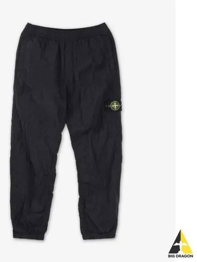 31019 Nylon Metal Econyl Track Pants Black - STONE ISLAND - BALAAN 2