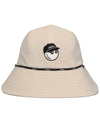 Women s modified brimmed bucket hat BEIGE WOMAN - MALBON GOLF - BALAAN 2