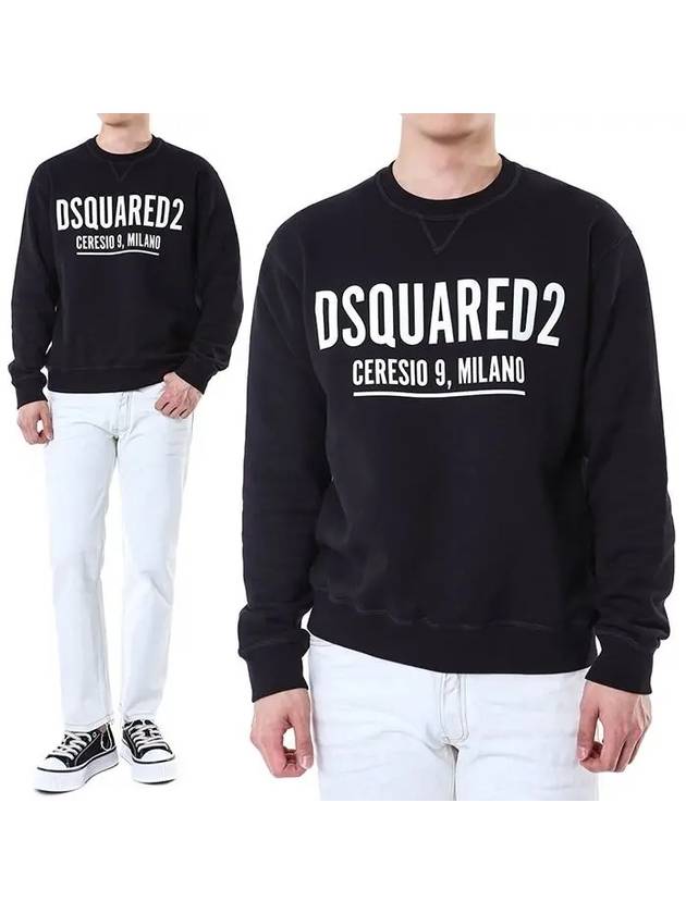 Ceresio 9 Crew Neck Sweatshirt Black - DSQUARED2 - BALAAN 3