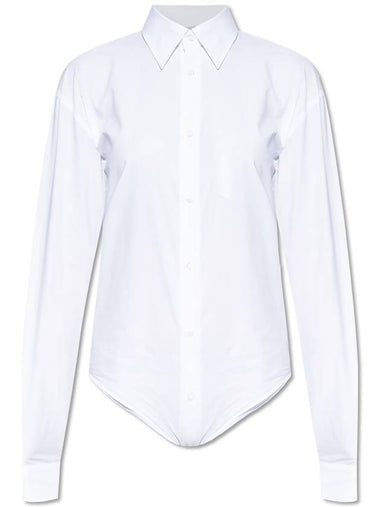 Coperni Shirt Bodysuit, Women's, White - COPERNI - BALAAN 1