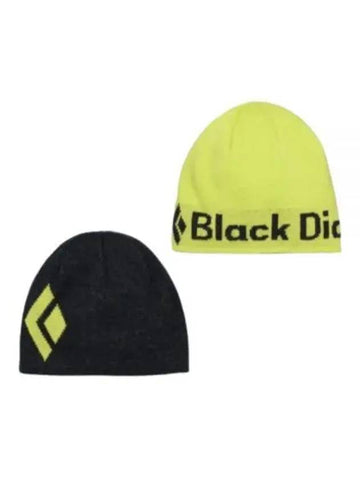 BLACK DIAMOND BD Reversible Beanie Lime Green Carbon AAAAP723053 - BLACKBROWN - BALAAN 1