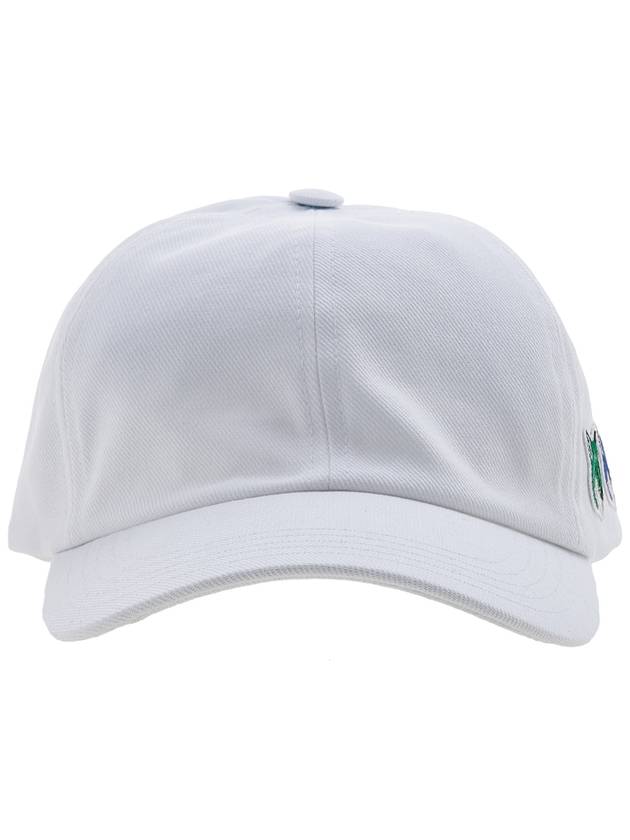 Double Fox Head Patch Ball Cap White - MAISON KITSUNE - BALAAN 3