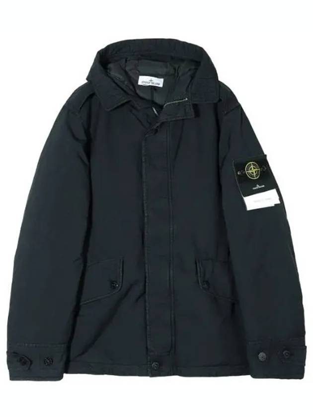 David down short parka coat - STONE ISLAND - BALAAN 1