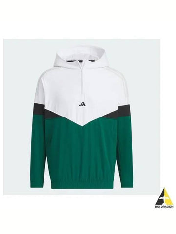 adidas GOLF twist weave long sleeve track hood pullover IM7226 - ADIDAS GOLF - BALAAN 1