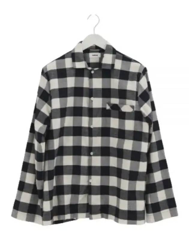 Flannel Pajamas Shirt SWT BKG - TEKLA - BALAAN 1