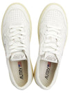 Medalist Goatskin Low Top Sneakers White - AUTRY - BALAAN 3