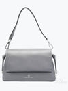 Pearl Flap Logo Lettering Cross Bag Grey - MICHAEL KORS - BALAAN 2