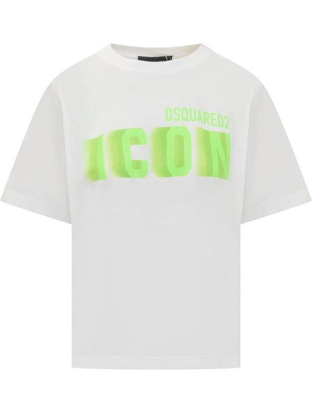 Short Sleeve T-Shirt S80GC0066S24668 968 White - DSQUARED2 - BALAAN 2