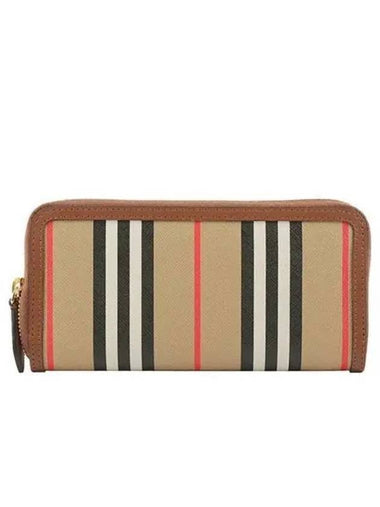 Alavi Stripe Long Wallet 270941 - BURBERRY - BALAAN 1